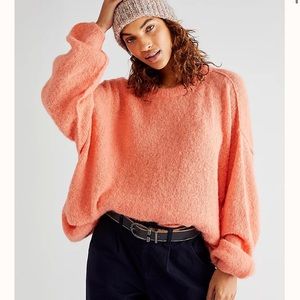 Free People Angelic Oversized Sweater in Pink💓
